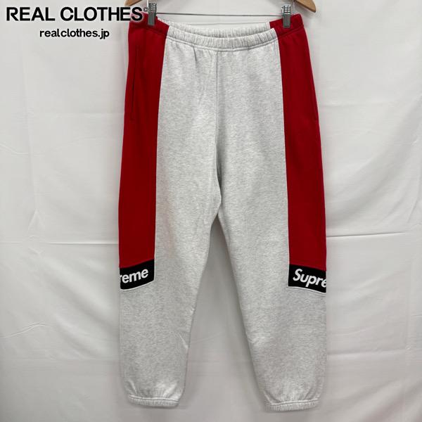 【中古】Supreme/シュプリーム【20SS】Color Brocked Sweatpants/カラー ブロック スウェットパンツ/アッシュグレー/S｜リアルクローズ店 15,000円