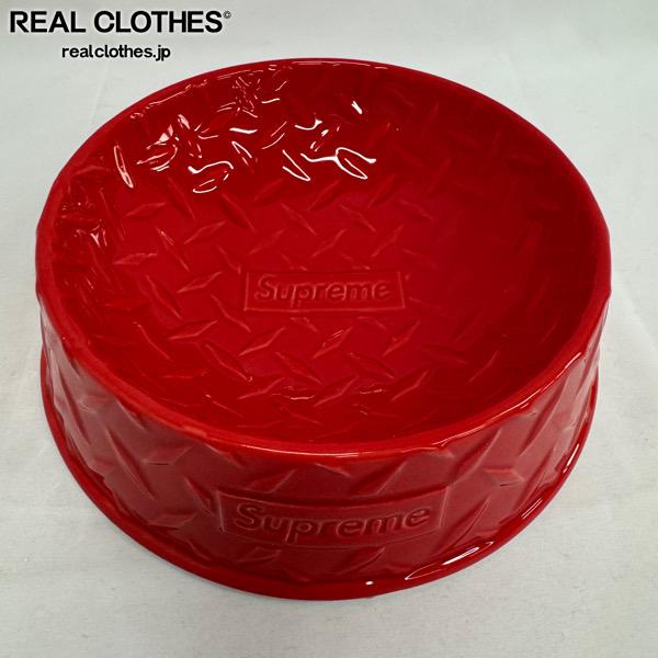 楽天市場】【Supreme Diamond Plate Dog Bowl Silver シュプリーム
