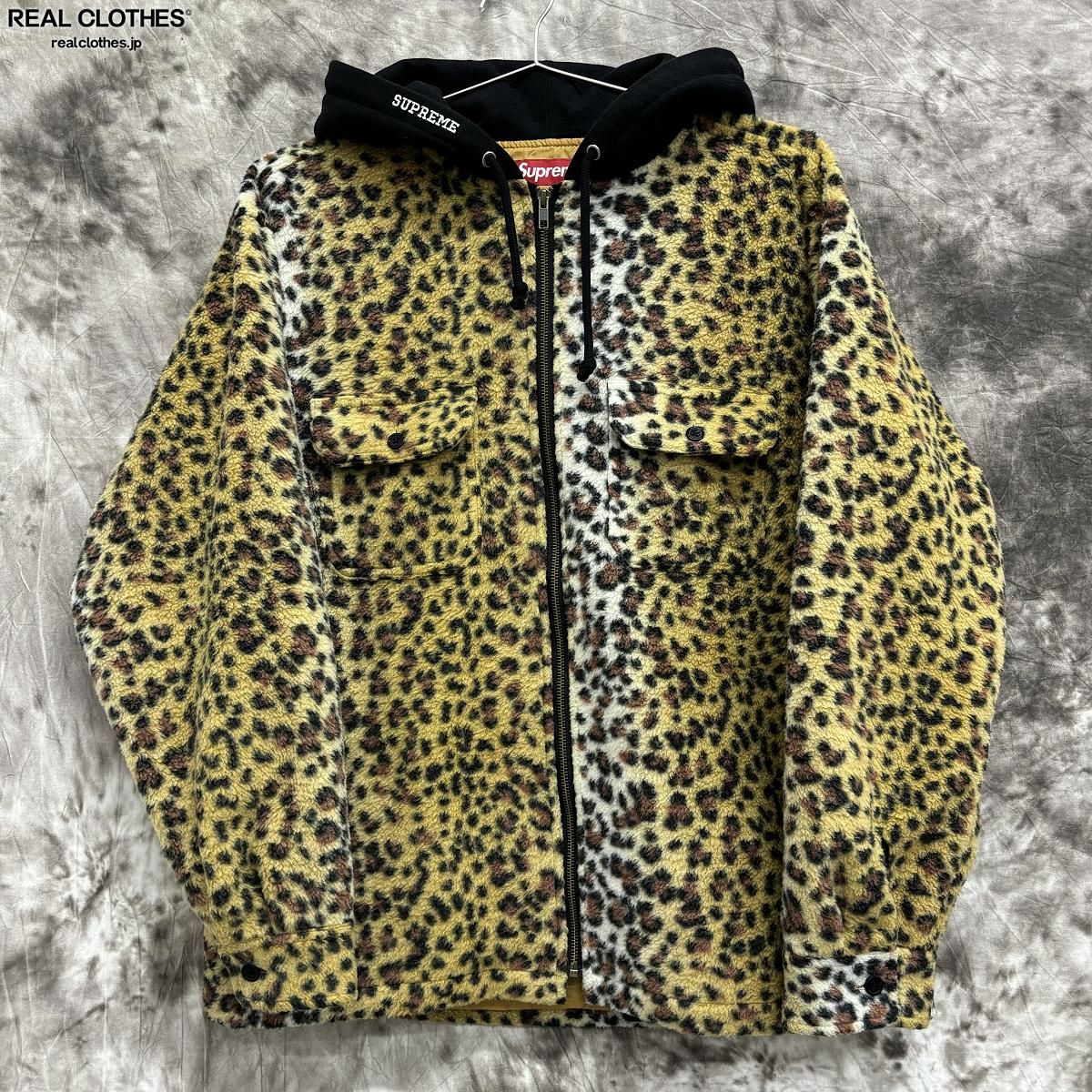 今日だけこの値段！Supreme アニマルプリント ジップアップフリース Supreme Pilled Zip Up Hooded Sweatshirt Cheetah メンズ