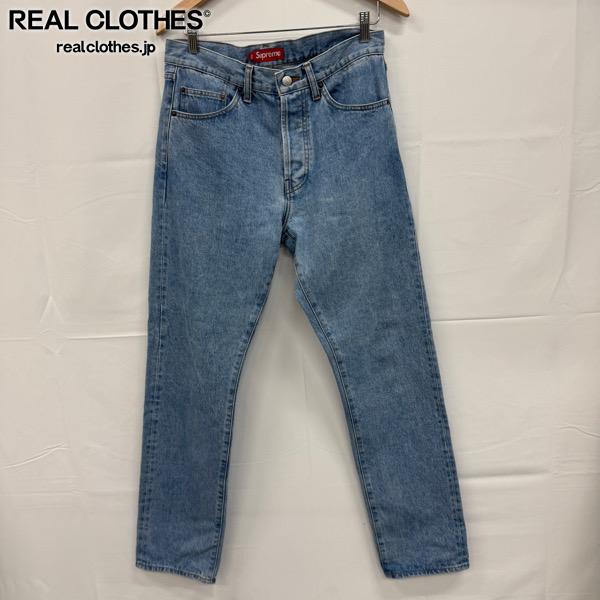 Supreme シュプリーム デニムパンツ 30 インディゴ スリム USA製 SUPREME Rigid Slim Jean 濃紺 30 シュプリーム リジッド