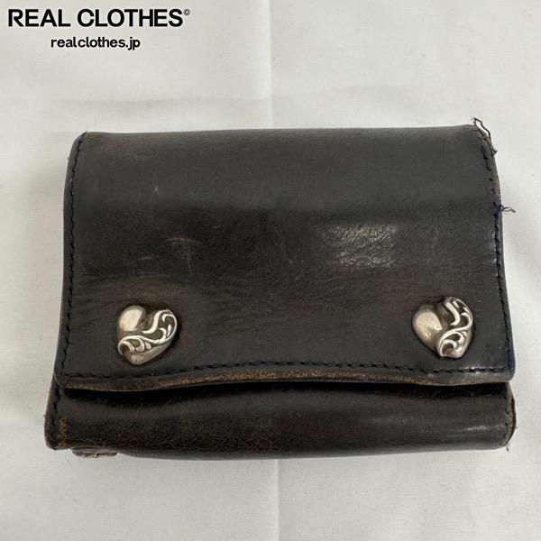 楽天市場】CHROME HEARTS 3 FOLD HEAVY LEATHER WALLET クロム