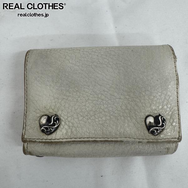 楽天市場】CHROME HEARTS 3 FOLD HEAVY LEATHER WALLET クロムハーツ