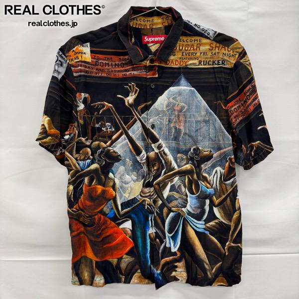 【中古】Supreme/シュプリーム【25SS】Ernie Barnes S/S Shirt Dance/アーニー・ジョージバーンズ 半袖プルオーバー 社交ダンス柄/M メンズファッション-カジュアルシャツ