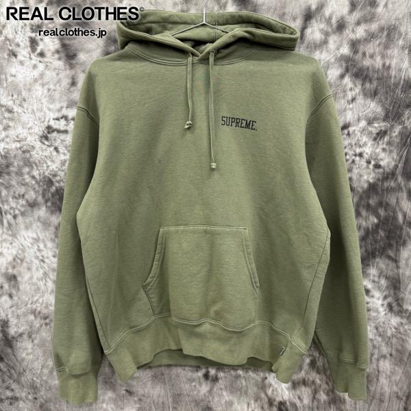 【中古】Supreme/シュプリーム【24AW】Week4 Anarchy Hooded Sweatshirt/アナーキー フーディー トレイナー パーカー/ともし火オリーブ/S メンズファッション-パーカー