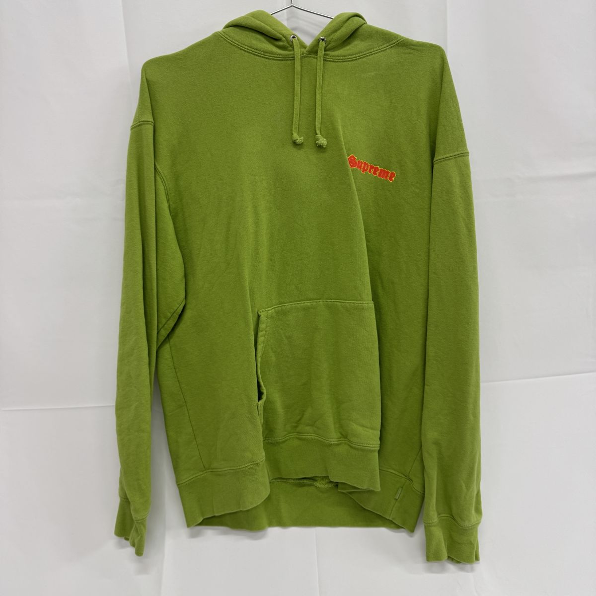 【中古】Supreme/シュプリーム【21SS】Love Hooded Sweatshirt/ラブ フーデッド スウェットシャツ/パーカー/ライム/L