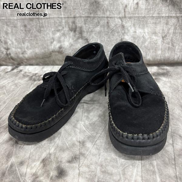 24ss SUPREME Clarks パテント レザー ワラビー 黒 Supreme × Clarks Patent Leather Wallabee 