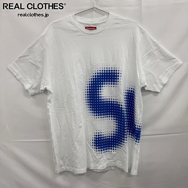 【中古】Supreme/シュプリーム【24SS】Halftone S/S Top/ハーフトーンショート 半袖 プルオーバー/白いこと/XL