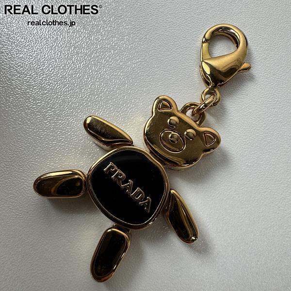 楽天市場】プラダ PRADA チャーム キーリング テディベア くま