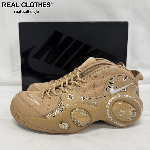 【中古】Supreme&times;NIKE/シュプリーム&times;ナイキ 22SS AIR ZOOM FLIGHT 95 SP/エア ズーム フライト DJ8604-200/25.5｜リアルクローズ店