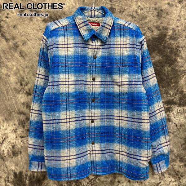 楽天市場】Supreme 23aw Lined Flannel Snap Shirt Size-L
