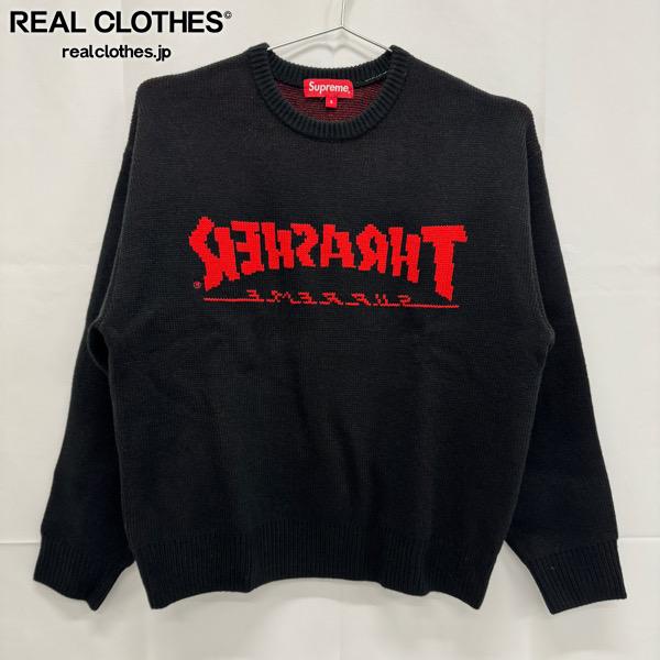 【中古】Supreme&times;THRASHER/シュプリーム&times;スラッシャー【21AW】Sweater/セーター/S｜リアルクローズ店
