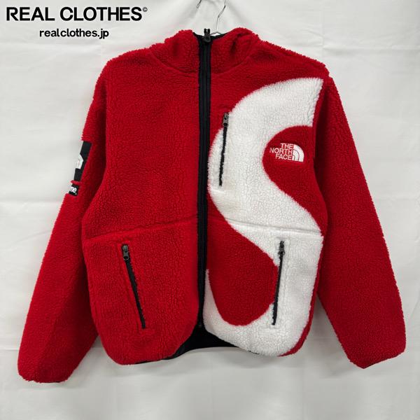 【中古】Supreme&times;THE NORTH FACE/シュプリーム&times;ノースフェイス【20AW】S Logo Hooded Fleece Jacket/フリースジャケット NF0A5EHN/レッド/S｜リアルクローズ店 26,585円