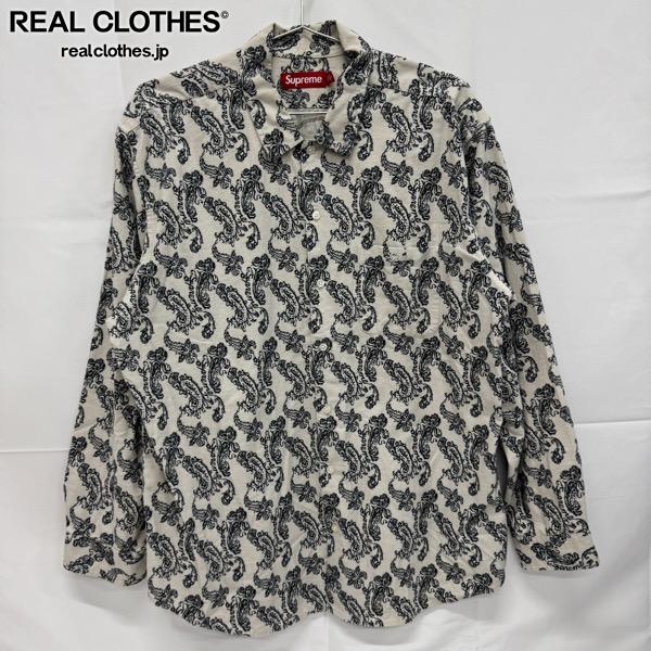 楽天市場】21SS SUPREME Washed Corduroy Shirt 茶 XL シュプリーム
