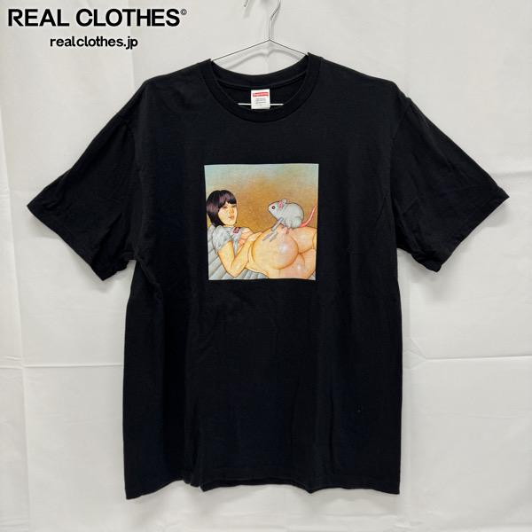 【中古】Supreme/シュプリーム【25SS】Mouse Tee/二十日鼠 半袖プルオーバー/黒いこと/L