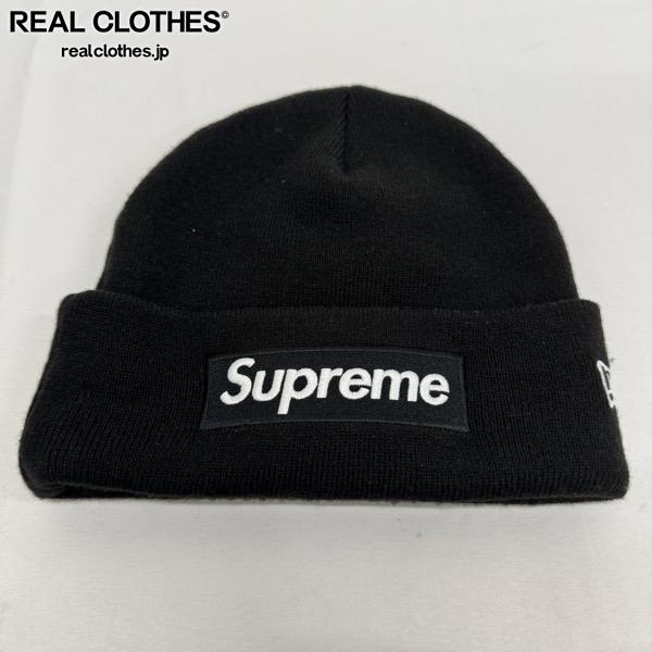 【中古】Supreme×NEW ERA/シュプリーム×ニュー内鰓【25AW】Box Logo Beanie/ボックス席ロゴタイプ ビーニー/編み物帽