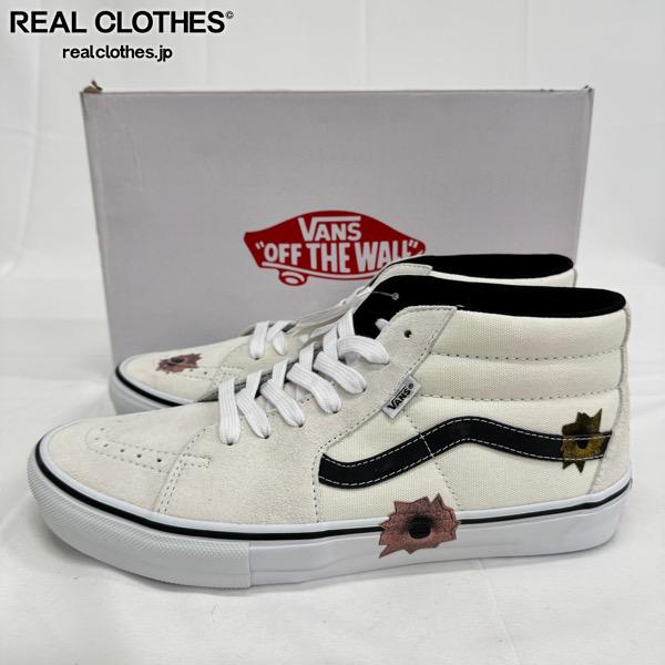 【中古】【未当て嵌める】NateLowman×Supreme×Vans/シュプリーム×バンズ【25SS】Lowman Skate Grosso Mid VN0A5KS1CRM/30.0