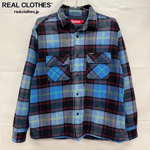 楽天市場】Supreme 23aw Lined Flannel Snap Shirt Size-L
