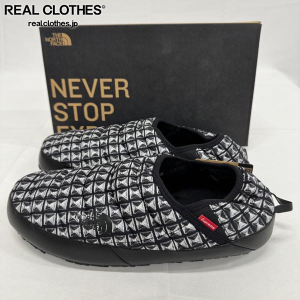 【中古】【未当て嵌める】Supreme×THE NORTH FACE/シュプリーム×北の方人間の顔【21SS】Studded Traction Mule/スタッズ トラクション ミュール/30