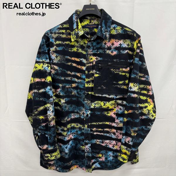 【中古】【JP下げ札】 LOUIS VUITTON/ルイヴィトン モノグラム タイダイ ジーンズ 上衣 RM2129 H98 HLA10W/XXL