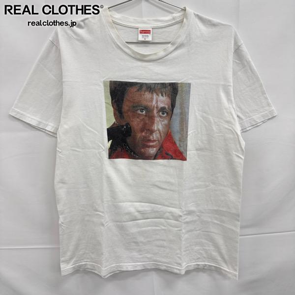 【中古】Supreme/シュプリーム【17AW】Scarface Tee/スカーフェイス 半袖プルオーバー/白いこと/M