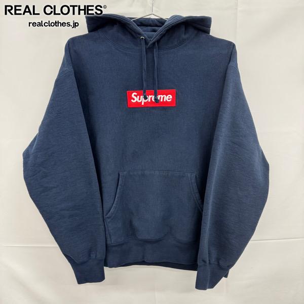【中古】Supreme/シュプリーム【24AW】Box Logo Hooded Sweatshirt/ボックス席 ロゴタイプ フーデッド 汗水 パーカー/米国海軍/M