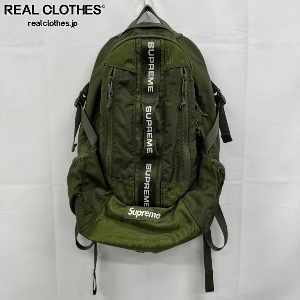 【中古】Supreme/シュプリーム【22AW】Backpack/うしろ側風呂敷き包み/背嚢/オリーブ