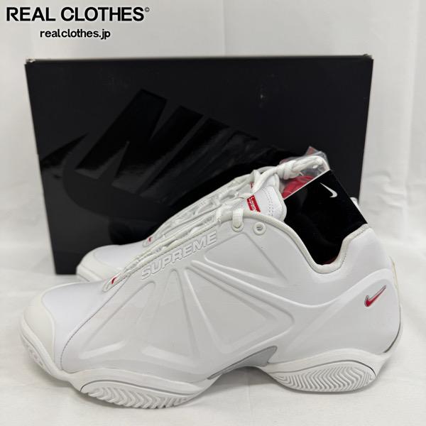 【中古】【未当て嵌める】Supreme×NIKE/シュプリーム×ナイキ AIR ZOOM COURTPOSITE SP/エア湖望遠レンズ コンポジット FB8934-100/26.0