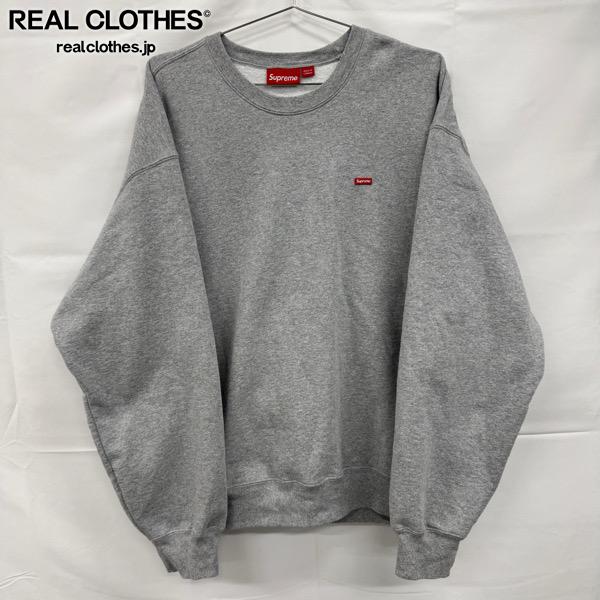 【中古】Supreme/シュプリーム【24AW】Small Box Crewneck/スモール ボックス席 労働者の一団素っ首/流汗/ヘザーグレー/XXL