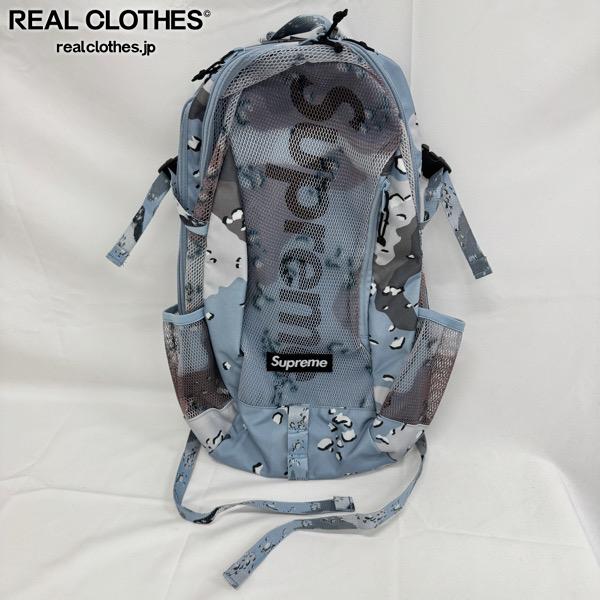 【中古】Supreme/シュプリーム【20SS】Back pack/御徒面子風呂敷き包み/背嚢/ブルーチョコレートチップカモ