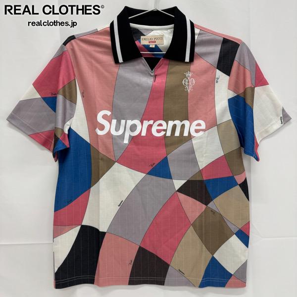 楽天市場】21SS SUPREME × Emilio Pucci Soccer Jersey 青 L