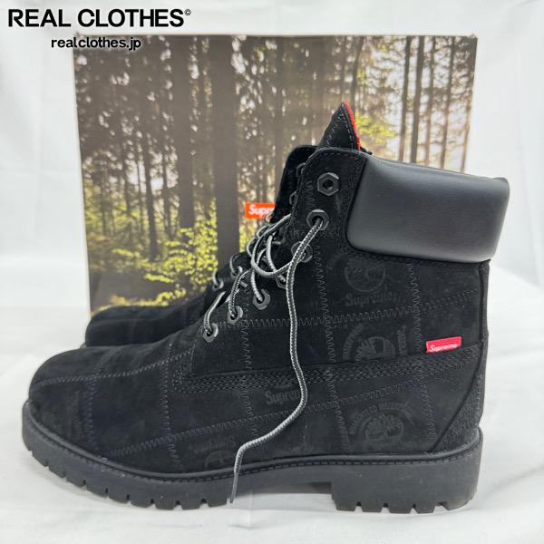 【中古】Supreme×Timberland/シュプリーム×ティンバーランド Patchwork 6 Inch Premium Boot/6inブーツ肺結核0A5TBZW05/27