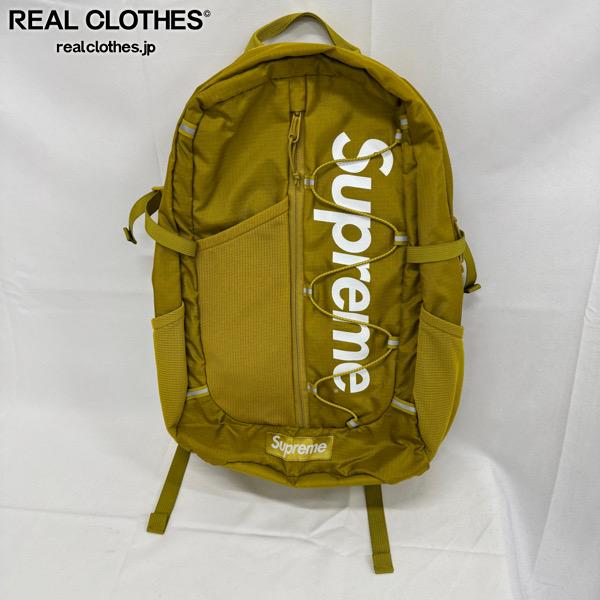 【中古】Supreme/シュプリーム【17SS】Backpack/バックパック/リュックサック/イエロー|リアルクローズ店