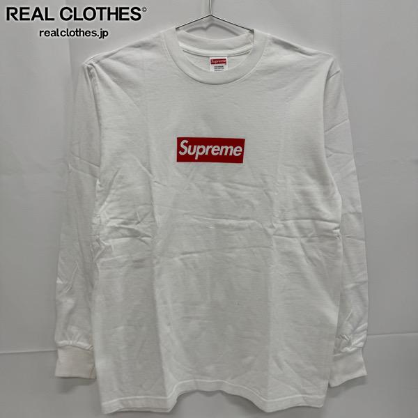 Supreme ボックスロゴ長袖Tシャツ Lサイズ ホワイト SUPREME Box Logo L/S Tee Mサイズ ホワイト シュプリーム ボックス