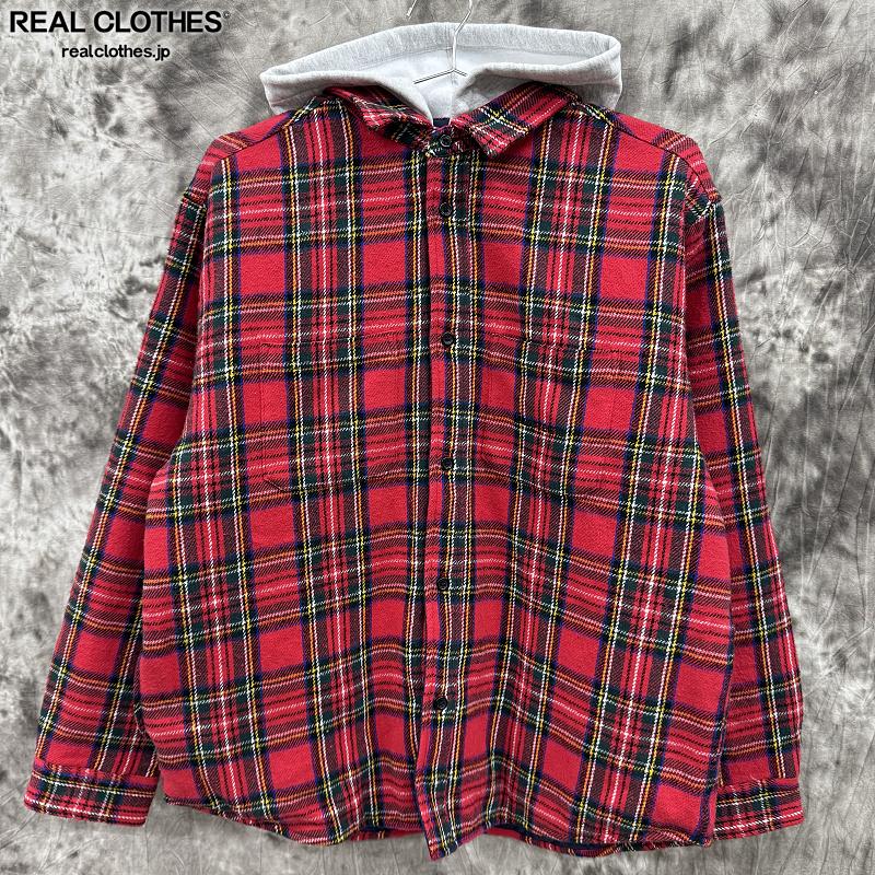 楽天市場】Supreme 23aw Tartan Flannel Hooded Shirt Size-M
