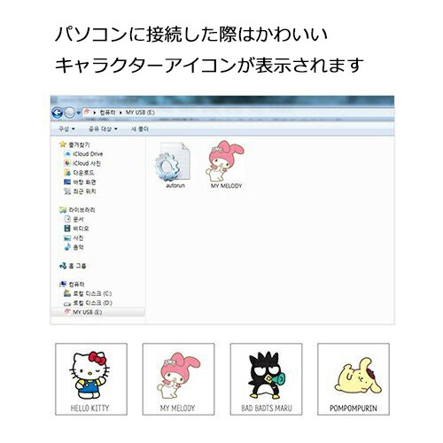 サンリオ キャラクターズ Usb 128gb Sanrio Characters Usb Flash Memory Letempslev K7a Com