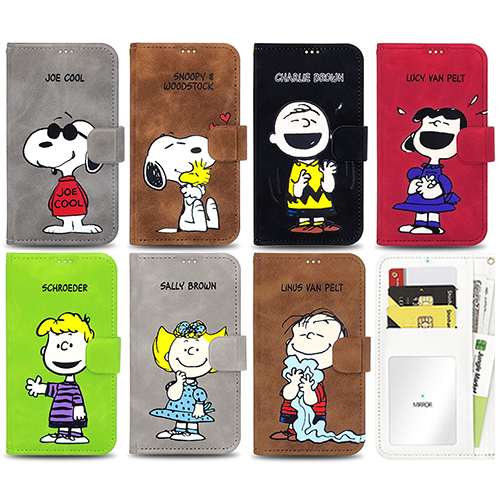 楽天市場 79 Peanuts Snoopy Suede Diary スヌーピー 手帳型 Ic Suica カード収納可能 Iphone Galaxy ケース カバー スマホケース リアーナ