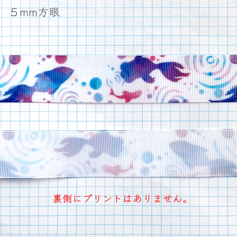 売れ筋アイテムラン グログランリボン 25ｍｍ 小さめ金魚 なちゅりらリボン Naturela Ribbon オリジナル Qdtek Vn