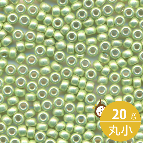 Miyuki Round 11/0 Galvanized Green #1074