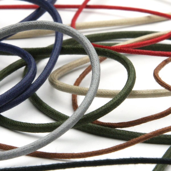 最大95OFFクーポン ワックスコード コットン 丸紐 約2.2mm ライトグレー 50M巻 手芸 アクセサリー FUJIYAMA