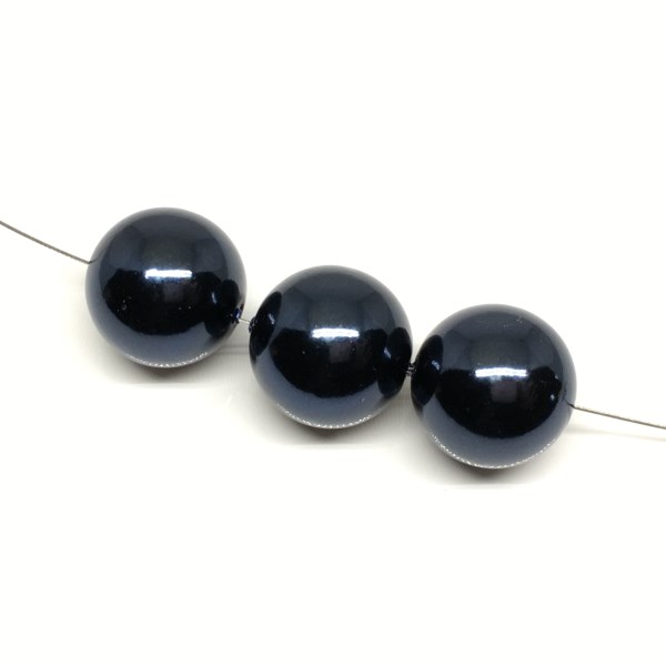 楽天市場】樹脂パール ビーズ ラウンド 16mm グリーン 10個入り パール