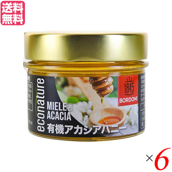 SALE／80%OFF】 最大32倍 蜂蜜 はちみつ アカシア ボルドーニ アカシアハニー 150g ６個