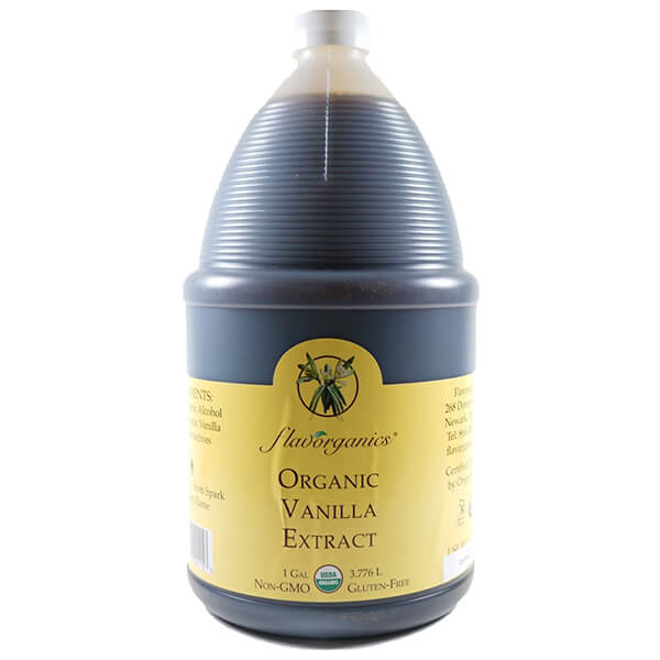 【100円クーポン!】学割6倍!業務用 バニラエキストラクト 3776ml Flavorganic|リボン通販