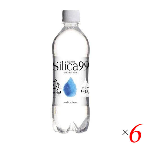 SI-WATER 高濃度シリカナノコロイド水　６本セット 高濃度シリカナノコロイドウォーター Si-era/シエラ 500ml 24本