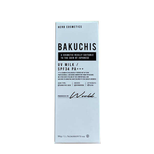 【4/10(金)限定！カードでポイント8倍！】BAKUCHIS バクチス UVクリーム 50g SPF34 PA+++ クリーム 敏感肌 顔 送料無料