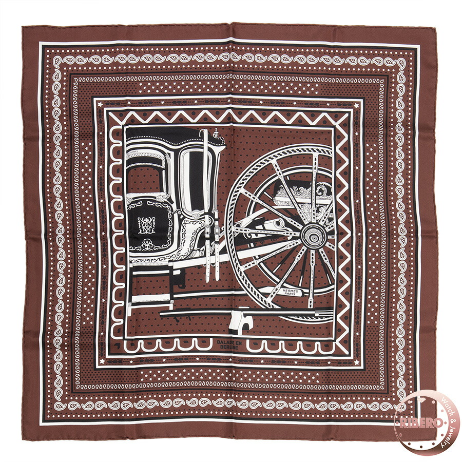 HERMES エルメス カレ70 Balade en Berline Bandana ベルリンヌ馬車に