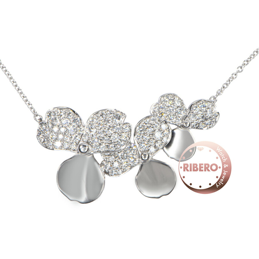 ティファニー ベゼルセット フラワー モチーフ ネックレス プラチナ PY2fe ティファニー Tiffany & Co.】ネックレス ベゼル フラワー 花
