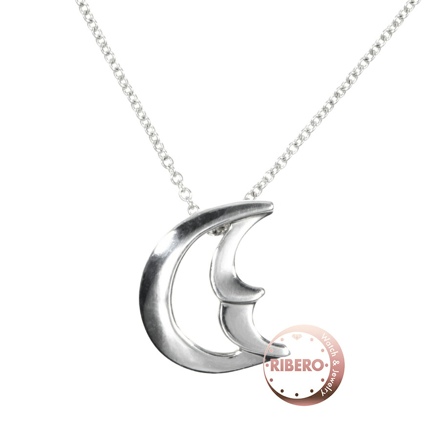 TIFFANY&Co. ティファニー 925シルバー ネックレス　三日月 Tiffany & Co. - 【レア】ティファニー シルバー製 銀製 三日月
