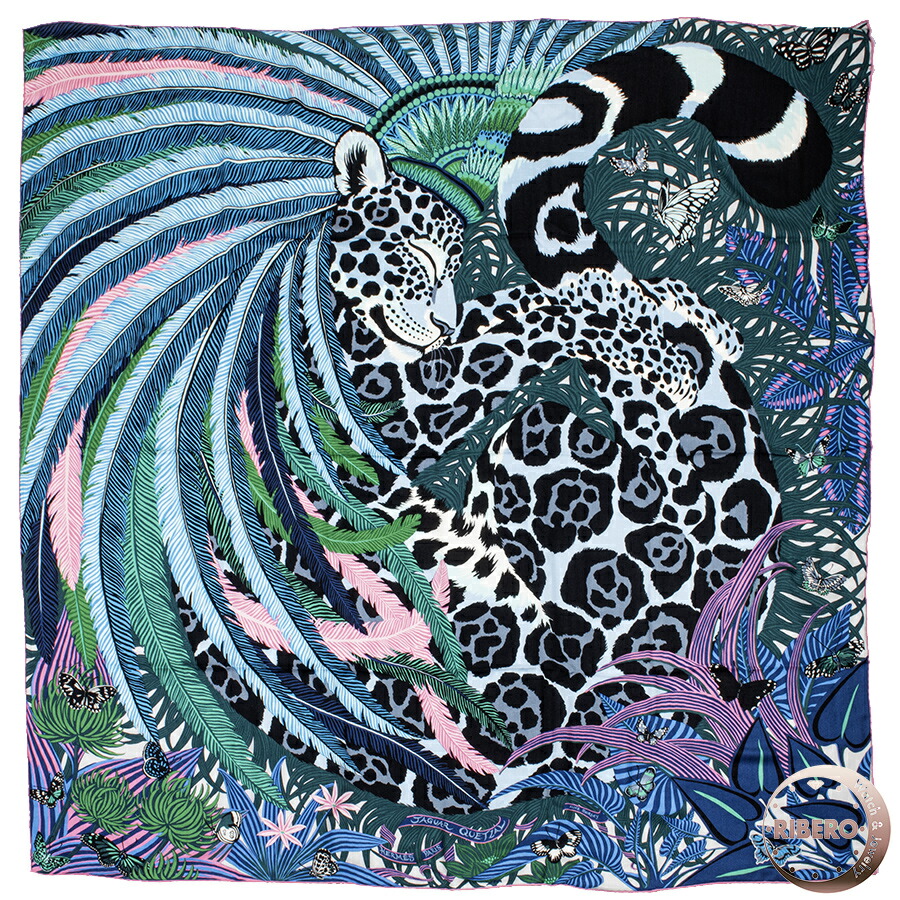 楽天市場】HERMES エルメス Paisley Blossom shawl 140