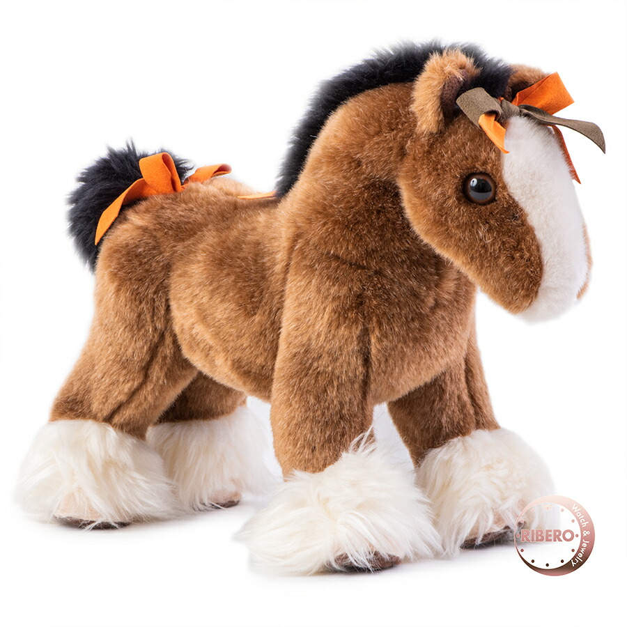 未使用品 HERMES エルメス ベビーエルミー ぬいぐるみ 馬 エルメス ベビーエルミー ホース 馬 ぬいぐるみ リネン ブルー