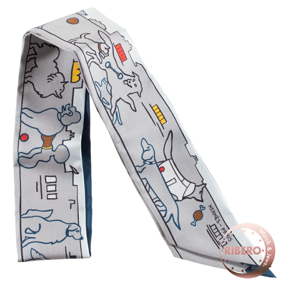楽天市場】≪新品≫エルメス ツイリー 「colliers et chiens